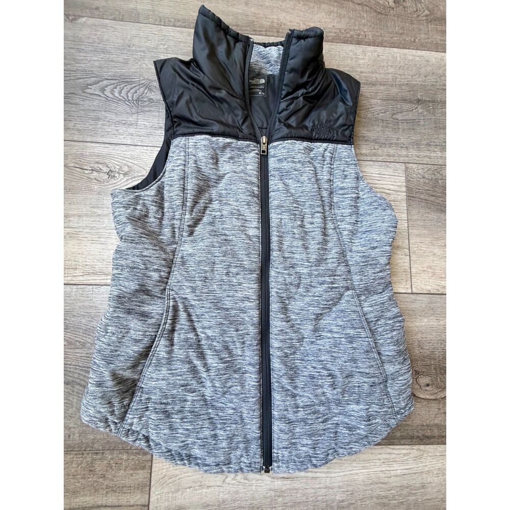 The North Face Womens Puffy Vest Pockets Zip Front Medium